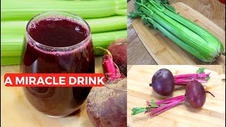 Mix Celery With Beetroot ~ The Secret they don’t want you to know | Healthy celery & beetroot Juice