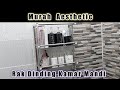 Murah Aesthetic | Rak Sabun Handuk Dinding Kamar Mandi Stainless 3 Susun Murah Shopee