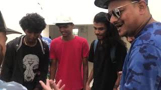 Ranveer Singh with Underground Rappers Mumbai cypher