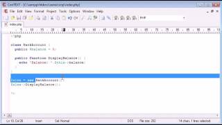 Beginner PHP Tutorial 191 Return a Property Value