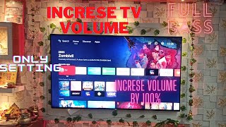 Sony Bravia Sound Settings | Tv Sound Effect | android tv sound setting |increse sny tv volume
