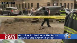 Bronx Gas Line Explodes, Damages Street