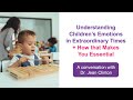 Understanding Children's Emotions in Extraordinary Times + How that Makes You Essential