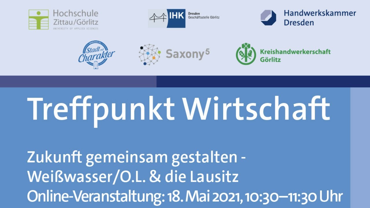 Treffpunkt Wirtschaft Online - Zukunft Gemeinsam Gestalten - Weißwasser ...