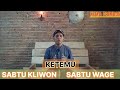 WETON JODOH SABTU KLIWON DAN SABTU WAGE