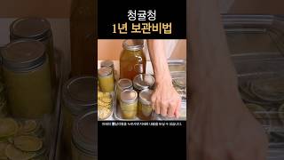 요긴하게 써먹는 청귤청 보관법(ft.1년 이상)