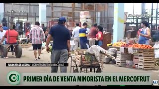 Mercofrut: así fue el primer día de venta minorista luego de los meses de suspensión