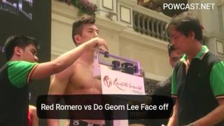 URCC 27 Red Romero vs Do Gyeom Lee Face off