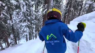 Skiing through the woods at copper Colorado (ft Ethan             Liu)