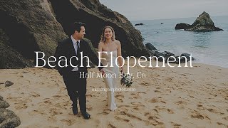 California Beach Elopement | Half Moon Bay Wedding | San Francisco Bay Area Wedding Photographer