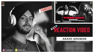 Reaction on These Days (Official Audio) | Sidhu Moose Wala | Bohemia