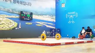 2020년 전국중등부역도경기대회  남자 73kg급 용상경기 2020 Junior and Youth Weightlifting Game