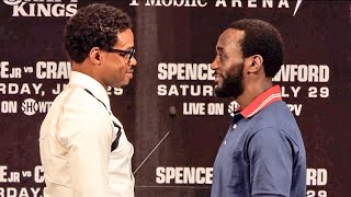 FIRST FACE OFF | Errol Spence vs. Terence Crawford • HEAD TO HEAD in Beverly Hills | PBC Boxing