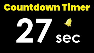 27 second Countdown Timer with Alarm