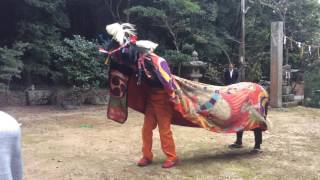 20161009　瀧本神社本祭り長の舞　東ラ谷中塚若連中