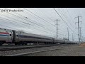 amtrak hhp 8 9750 test runs with the avelia liberty on the nec