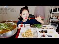 우앙tv 민물장어소금구이와 부드럽고 칼칼한 생태탕과 한 잔 eating show mukbang korean food