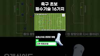 축구초보 필수기술 16가지 4