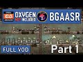 Oxygen Not Included - Base Game All Achievement Speed Run - Full VOD Part 1