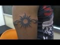 Actor Vikram Fan Got Armband Tattoo At Yantra Tattoos
