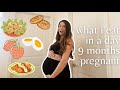 What I Eat in a Day: 9 Months Pregnant + the Brewer Diet | Easy + Healthy Pregnancy Diet