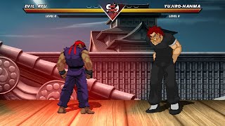 EVIL RYU vs YUJIRO HANMA - Highest Level Insane Fight‼️