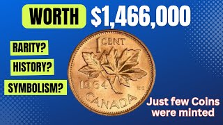 Most Rare Canadian One cent 1964 || Rare Coins Worth Millions || Top Searching Valueable Coin