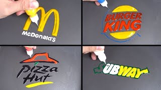 Food Pancake Art - McDonald's, Burger King, Pizza Hut, Subway