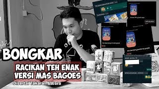 Bongkar Racikan Teh Enak Khas Solo, versi Mas Bagoes (disertai Tips\u0026 takaran terutama u/ industri)