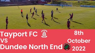 Dundee North End vs Tayport FC - 08/10/22 - Highlights