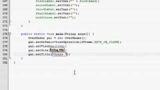 Java GUI Tutorial 27 Higher Lower guessing game Part 4 of 4