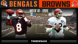 End of an Era in Cleveland! (Bengals vs. Browns 1995, Week 16)