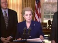 swearing in of madeleine albright as sec. of state 1997