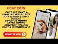 | GCAT Coins Offering You Mining Chance | Mine Coins After 24 Hours Convert Into USDT & Withdraw It💯