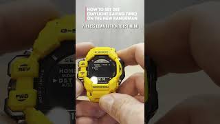 How to set DST (Daylight Saving Time) on the new Rangeman #gshock  #dst #daylightsavingtime