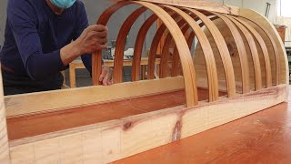 Amazing Woodworking Project With Strips Of Wood // How To Make A Wooden Hammock For Children