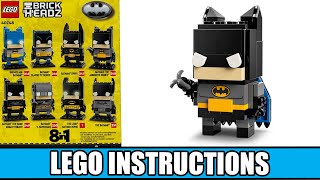 LEGO Instructions - BrickHeadz - 40748 - Batman 8in1 - DC Comics Super Heroes (The Animated Series)