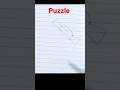 pen paper puzzles🤩#shorts #youtubeshorts #puzzle