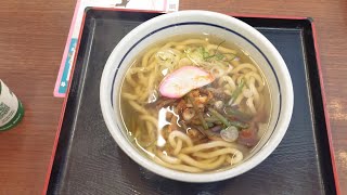 東北自動車道蓮田サービスエリア下り　山菜うどん