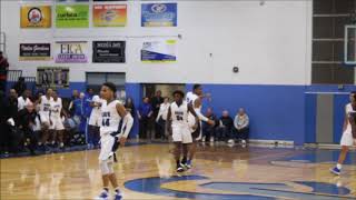 Flint Carman-Ainsworth 2022 Isaiah Jones two dunks in high school debut