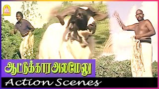 நல்ல பேர விட்டுட்டு செல்ல பேர் எதுக்குயா? | Aattukara Alamelu Action Scenes | Sivakumar | Sripriya