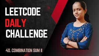Leetcode Daily Challenge Solution |40. Combination sum ii | Recursion | JAVA Solution