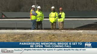 Parkersburg Memorial Bridge set to open in the fall
