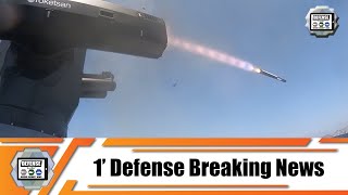 Successful live firing test of guided missile from Turkish ULAQ AUSV Armed Unmanned Surface Vessel