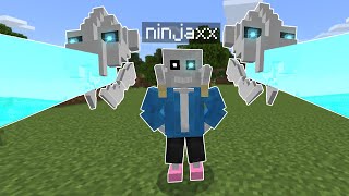 J'ai ajouté un Mod Undertale sur Minecraft.. (trop stylé)