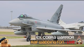 Special Live Show - Ex. Cobra Warrior RAF Waddington F-18 Hornet, Mirage 2000, Belgian F-16 06.03.23