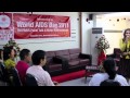 Irene Zin Mar Myint sings at World AIDS Day 2011 Panel Talk & Music 1