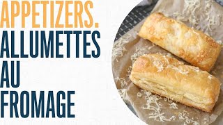 Puff pastry cheesy snacks (Allumettes au fromage)