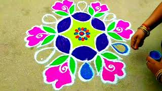 ముంగిట ముత్యాల ముగ్గు #indianrangoli #rangoli #muggulu #kolam #easy #daily #diwali #fridayrangoli