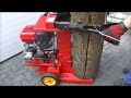 holzspalter stehend mit benzinmotor